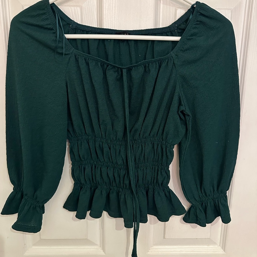 Emerald Green Blouse